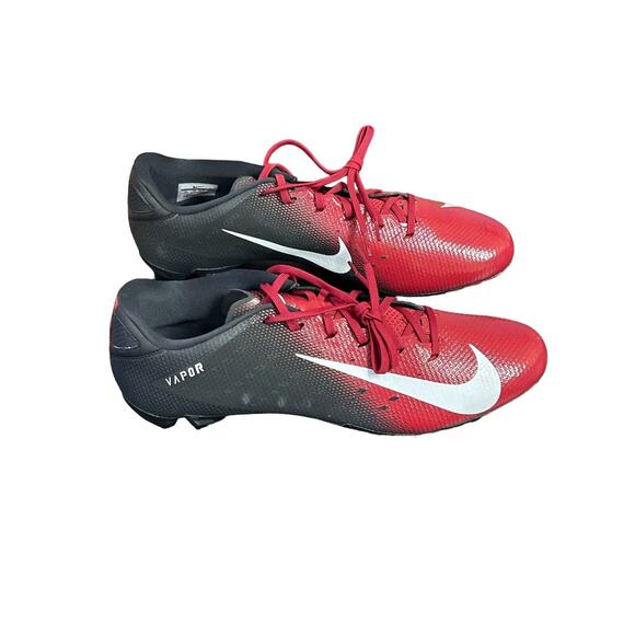 NIKE Vapor Untouchable Speed 3 TD Cleats AO3034-008 Red (MEN’S 16) “NO BOX* New - Picture 1 of 12